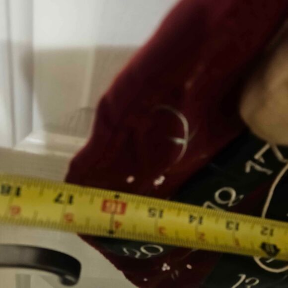 Fabric Handmade Christmas Advent Calendar 38" X 17" - Picture 7 of 7